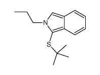 1-tert-butylsulfanyl-2-propylisoindole Structure