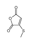 3-methylsulfanylfuran-2,5-dione结构式