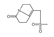 7-(methylsulfonylmethyl)-1,2,5,6-tetrahydropyrrolizin-3-one Structure