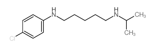 N-(4-chlorophenyl)-N-propan-2-yl-pentane-1,5-diamine结构式