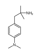 4-(2-amino-2-methylpropyl)-N,N-dimethylaniline结构式