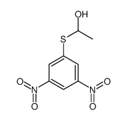 1-(3,5-dinitrophenyl)sulfanylethanol结构式