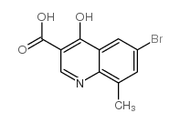 6-Bromo-4-hydroxy-8-methylquinoline-3-carboxylic acid picture