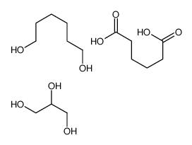 hexanedioic acid,hexane-1,6-diol,propane-1,2,3-triol结构式