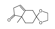 5,5-ethylenedioxy-7a-methyl-4,5,6,7-tetrahydro-2H-inden-1(7aH)-one结构式