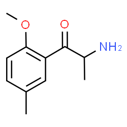 1-Propanone,2-amino-1-(2-methoxy-5-methylphenyl)- Structure