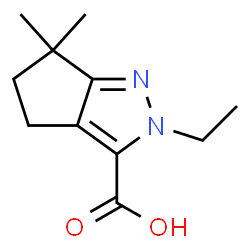 3-Cyclopentapyrazolecarboxylicacid,2-ethyl-2,4,5,6-tetrahydro-6,6-dimethyl-(9CI)结构式