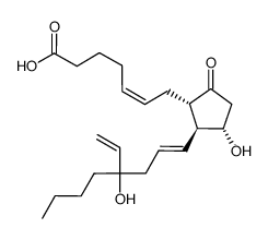 15-deoxy-16-hydroxy-16-vinylprostaglandin E2 structure