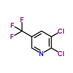2,3-Dichloro-5-(trifluoromethyl)pyridine structure