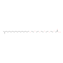 34-Methyl-3,6,9,12,15,18-hexaoxapentatriacontanoic acid结构式