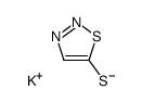 2H-[1,2,3]thiadiazole-5-thione, potassium salt Structure