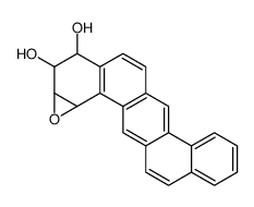 dibenz(a,h)anthracene-3,4-diol 1,2-oxide structure