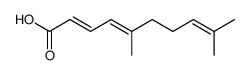 (2E,4E)-5,9-dimethyl-2,4,8-decatrienoic acid结构式