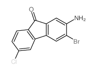 9H-Fluoren-9-one,2-amino-3-bromo-6-chloro- structure