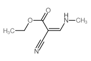 ethyl (Z)-2-cyano-3-methylamino-prop-2-enoate Structure