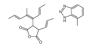 dihydro-3-(tetrapropenyl)furan-2,5-dione, compound with methyl-1H-benzotriazole结构式