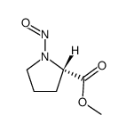 Proline, 1-nitroso-, methyl ester (9CI) structure