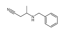 β-benzylamino-butyronitrile Structure