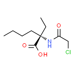 L-Norleucine,N-(chloroacetyl)-2-ethyl- (9CI)结构式