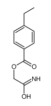 Benzoic acid, 4-ethyl-, 2-amino-2-oxoethyl ester (9CI) Structure