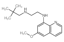 N-(2,2-dimethylpropyl)-N-(6-methoxyquinolin-8-yl)ethane-1,2-diamine结构式
