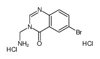 3-(aminomethyl)-6-bromoquinazolin-4-one,dihydrochloride结构式