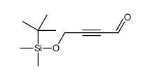 4-[tert-butyl(dimethyl)silyl]oxybut-2-ynal结构式