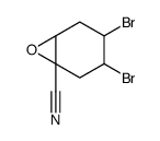 3,4-dibromo-7-oxabicyclo[4.1.0]heptane-6-carbonitrile Structure