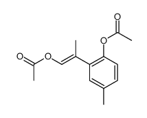 2-(2'-acetoxy-5'-methylphenyl)propenyl acetate Structure