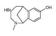 1,6-Methano-2-benzazocin-8-ol, 1,2,3,4,5,6-hexahydro-2-methyl-, hydrobromide结构式