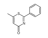 6-methyl-2-phenyl-1,3-thiazin-4-one结构式