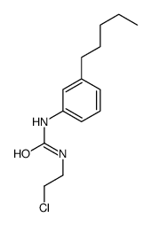 1-(2-chloroethyl)-3-(3-pentylphenyl)urea Structure