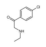 1-(4-chlorophenyl)-2-(ethylamino)ethanone Structure