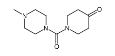 4-Piperidinone,1-[(4-methyl-1-piperazinyl)carbonyl]-(9CI) structure