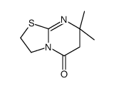 5H-Thiazolo(3,2-a)pyrimidin-5-one, 2,3,6,7-tetrahydro-7,7-dimethyl-结构式