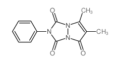 6,7-Dimethyl-2-phenyl-1H,5H-pyrazolo(1,2-a)(1,2,4)triazole-1,3,5(2H)-trione picture
