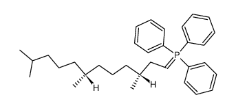 triphenyl((3R,7R)-3,7,11-trimethyldodecylidene)-l5-phosphane Structure