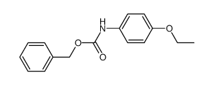 (4-ethoxy-phenyl)-carbamic acid benzyl ester结构式
