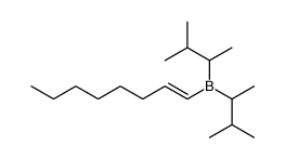 (E)-1-octenylbis(1,2-dimethylpropyl)borane结构式