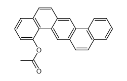 1-acetoxydibenz[a,h]anthracene Structure