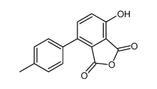 4-hydroxy-7-(4-methylphenyl)-2-benzofuran-1,3-dione Structure