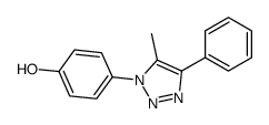 4-(5-methyl-4-phenyltriazol-1-yl)phenol Structure