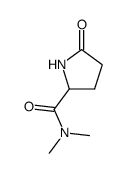 (±)-N,N-dimethyl-5-oxopyrrolidine-2-carboxamide结构式