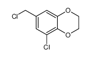 5-CHLORO-7-(CHLOROMETHYL)-2,3-DIHYDRO-1,4-BENZODIOXINE结构式