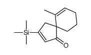 10-methyl-2-trimethylsilylspiro[4.5]deca-2,9-dien-4-one结构式