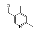 5-(Chloromethyl)-2,4-dimethylpyridine结构式