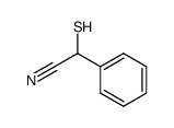 mercapto-phenyl-acetonitrile Structure