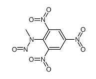N-methyl-2,4,6-trinitro-N-nitroso-aniline结构式