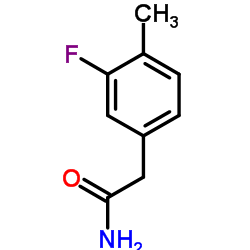 2-(3-Fluoro-4-methylphenyl)acetamide Structure