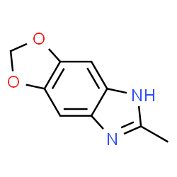 5H-1,3-Dioxolo[4,5-f]benzimidazole,6-methyl- Structure